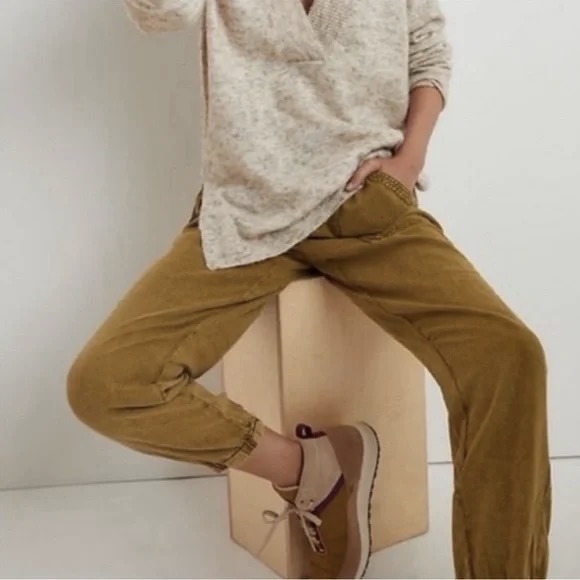 Anthropologie Rhys Utility Linen Blend Joggers - Picture 3 of 10